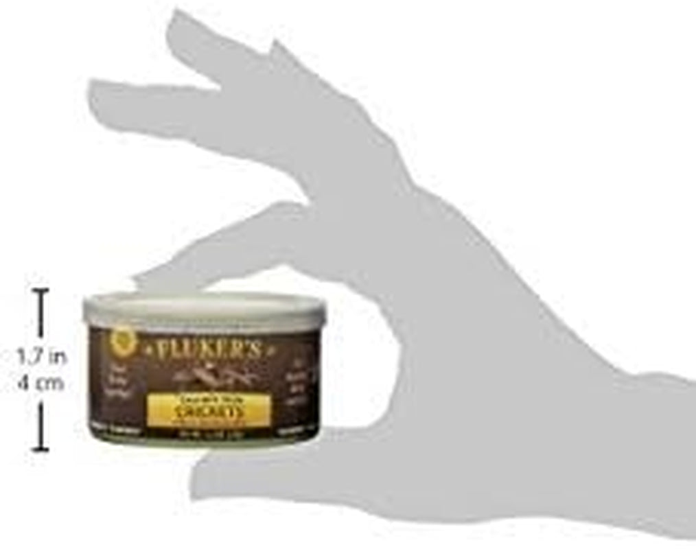 Gourmet Canned Food for Reptiles, Fish, Birds and Small Animals, Crickets, 1.2 Oz