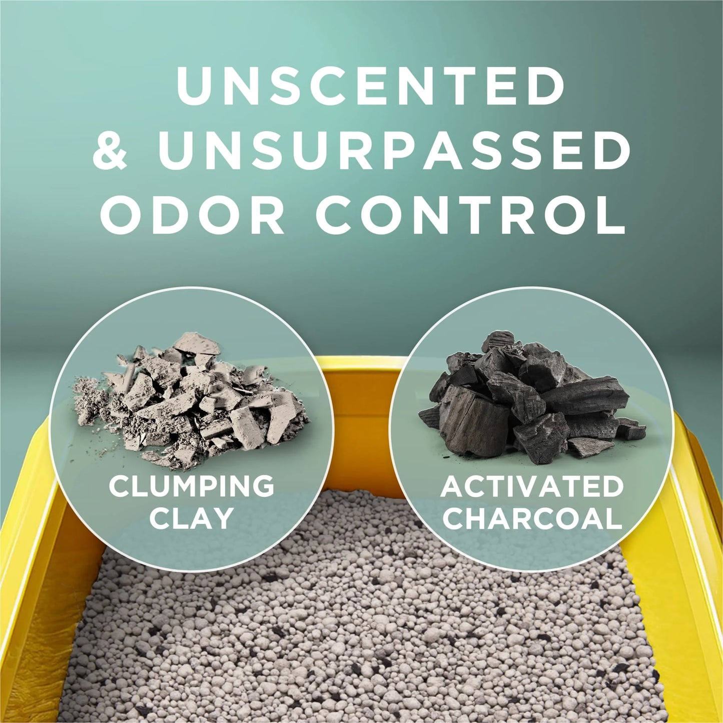 Purina  Free and Clean Clumping Cat Litter, Unscented, 20 Lb Jug