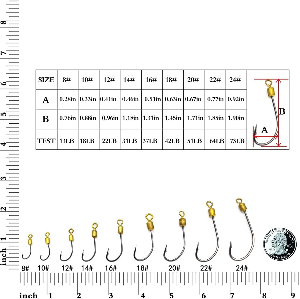 High Strength Steel Wire Leader Rigs with Hooks Swivels Snap Connect,Saltwater Fishing Assecories Steel Wire Leader with Nylon-Coating