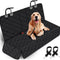 Dog Car Seat Cover, Back Seat Cover for Dogs Pet Car Seat Protector Waterproof Bench Car Seat Cover, Non-Slip Reat Seat Cover Fits Middle Armrest for Most Cars Trucks Suvs - Black