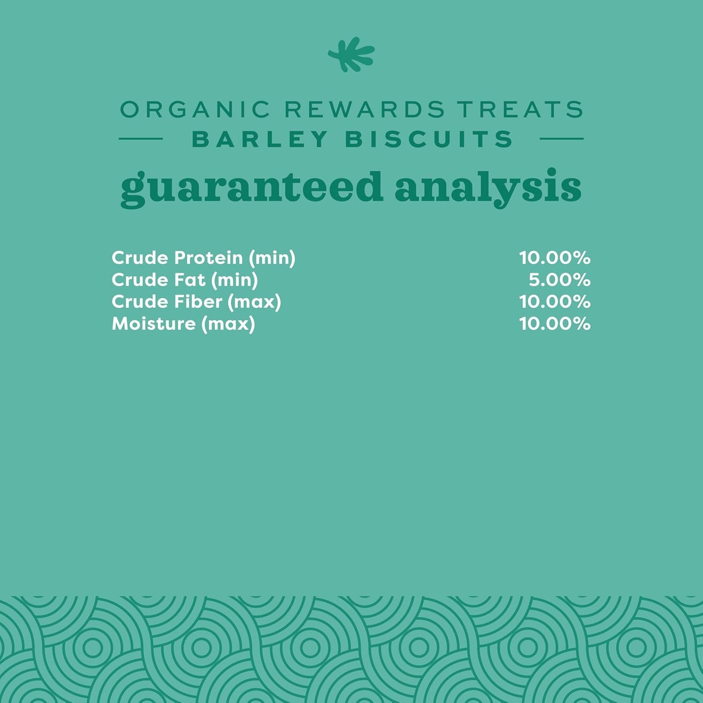 Organic Barley Biscuits, Rabbit & Guinea Pig Treats, Organic Hamster & Bunny Treats with Barley, Apple & Carrot, Made in USA, Small Pet Supplies, 2.65 Oz Bag