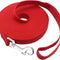 15Ft 20Ft 30Ft 40Ft 50Ft Long Dog/Puppy Lead Obedience Recall Training Dog Leashes for Small Medium Dogs Camping, Training, Play, or Backyard (15 FT, Red)